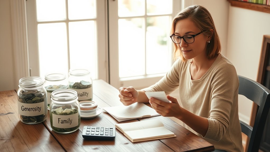 aligning values with finances