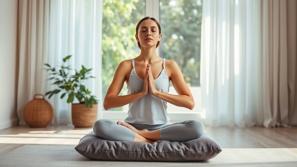 box breathing promotes calm focus