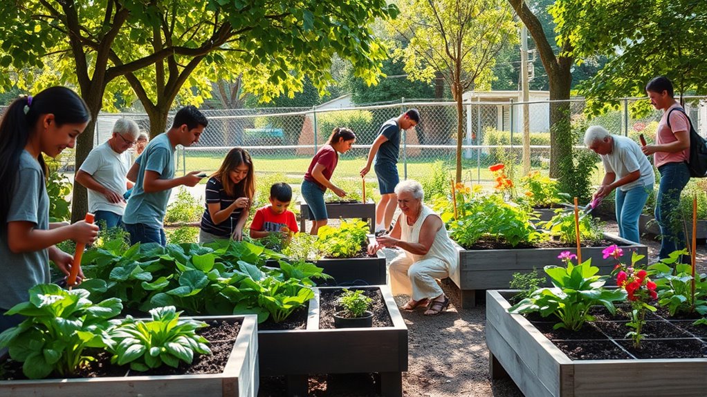 building community through gardening