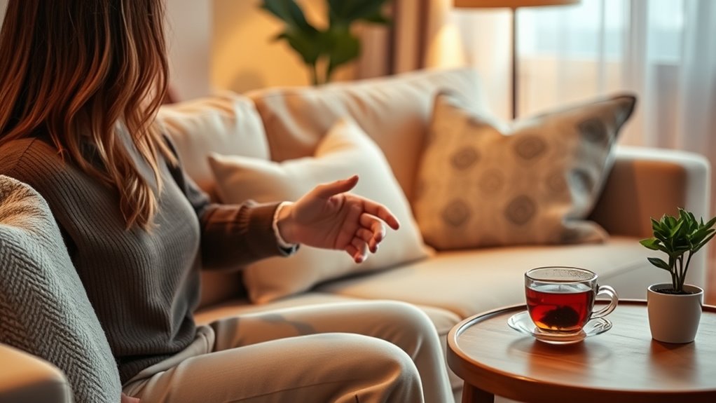 calm environment promotes relaxation