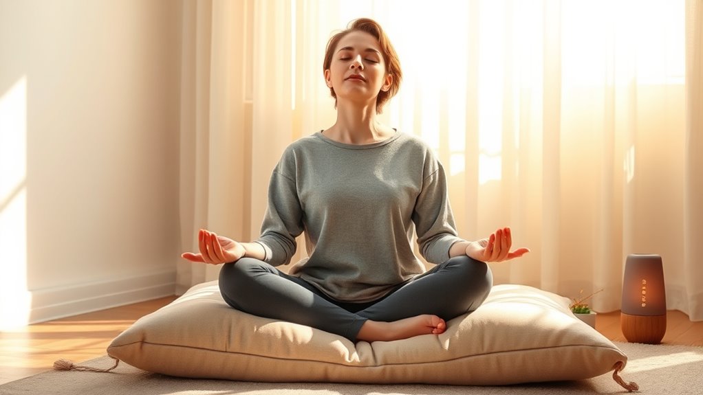 calm through breathing techniques
