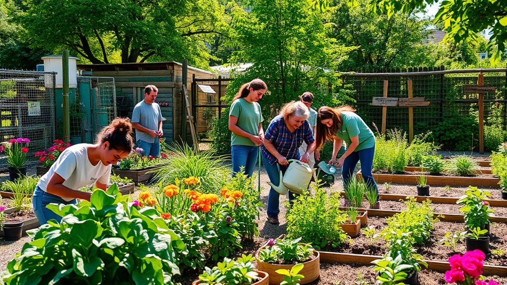 community gardens foster civic engagement