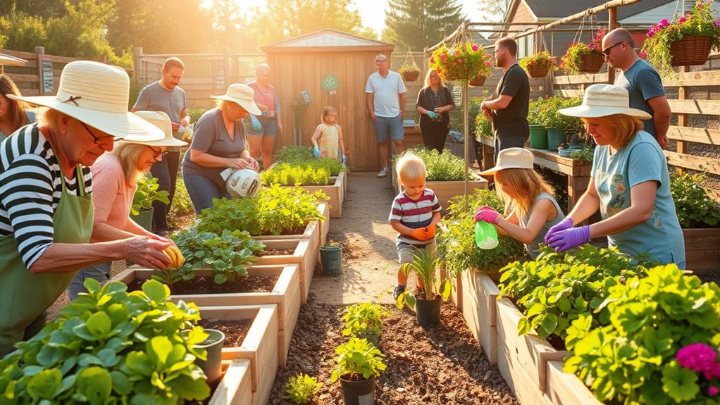 community gardens promote intergenerational learning