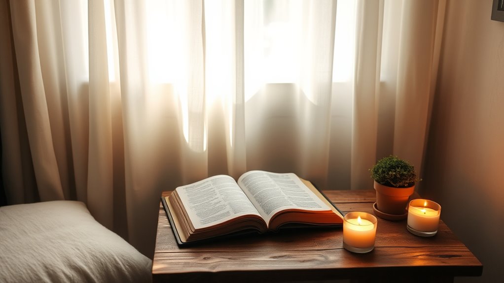create a peaceful meditation space