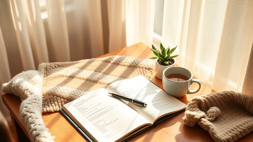 create peaceful reflective space