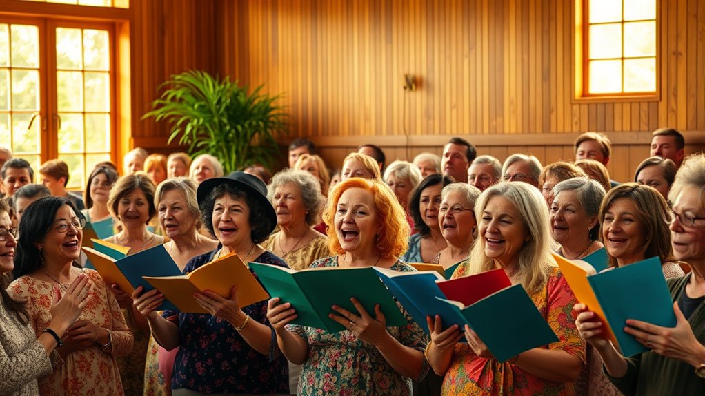 harmonious collective vocal connection