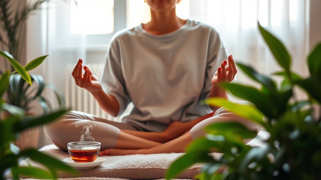 mindful breathing and sensory awareness