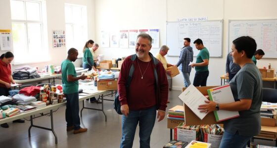 organize and run donation drive