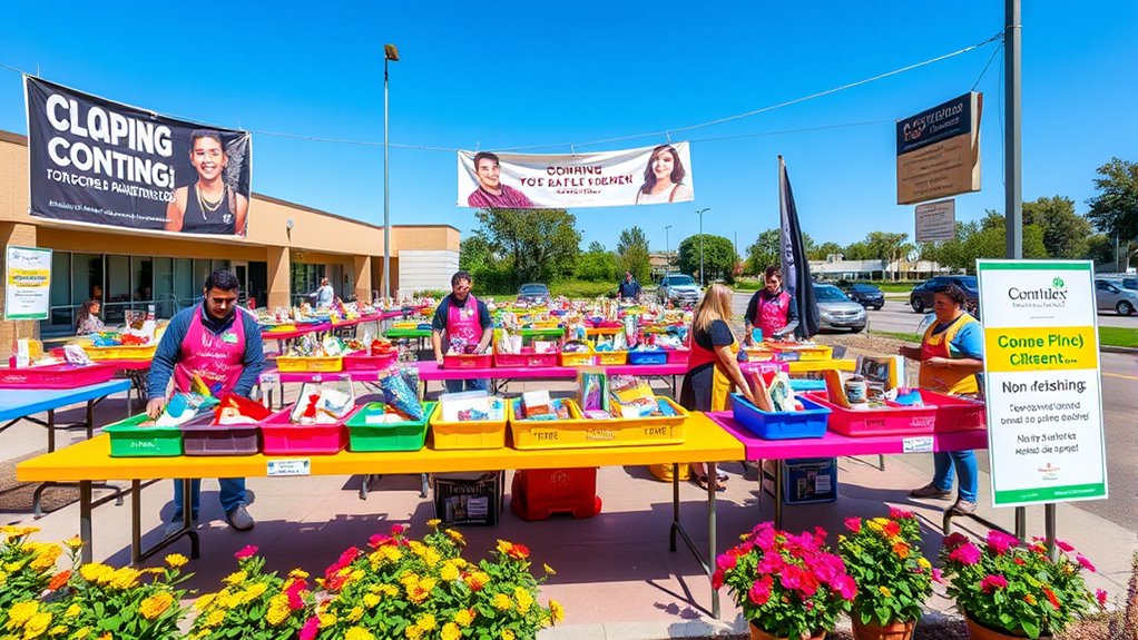 organized donation collection process