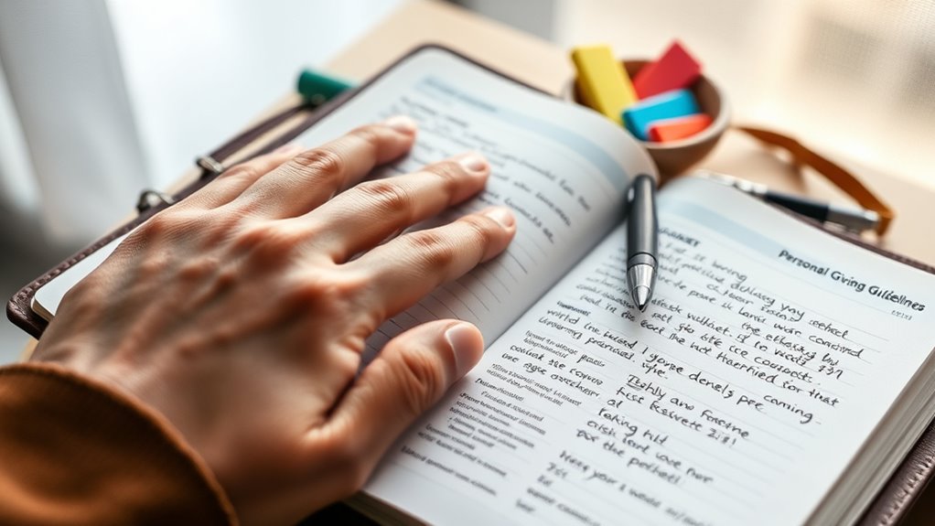 personal giving commitment framework