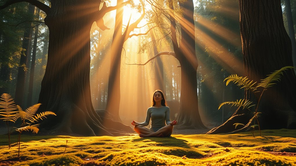 practicing outdoor mindful rituals