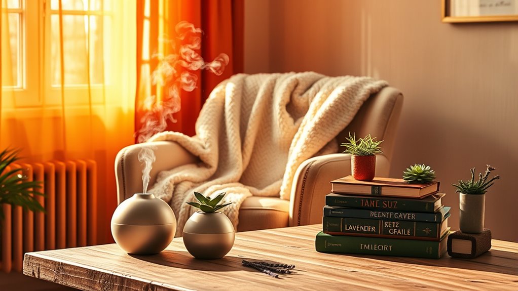 use mood enhancing essential oils