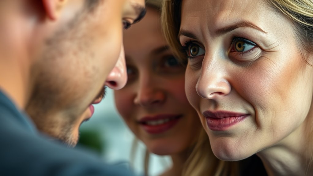 eye contact and tone