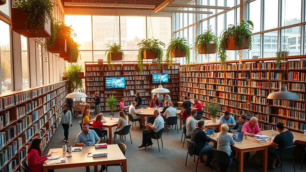 libraries serve community centers
