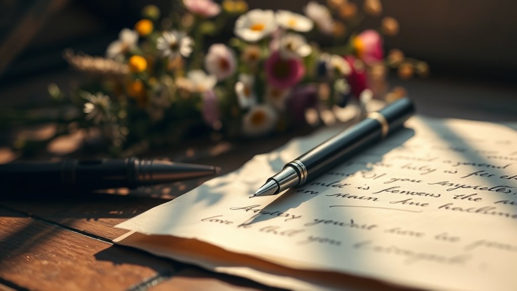 personal thoughtful handwritten communication