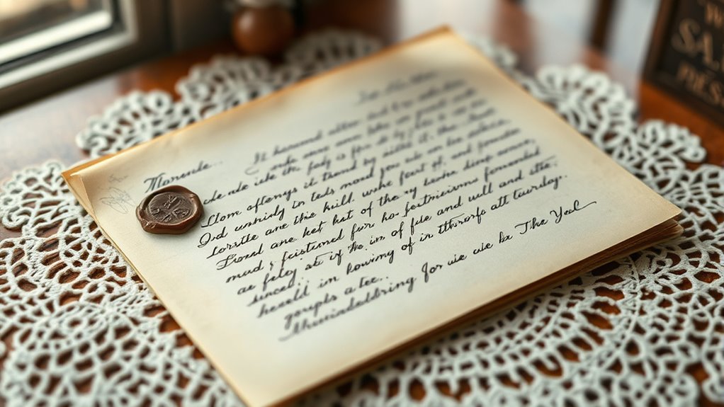 preserving memories through handwritten letters