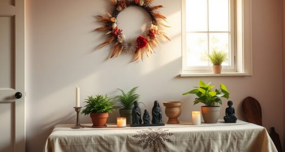 set up personal worship space