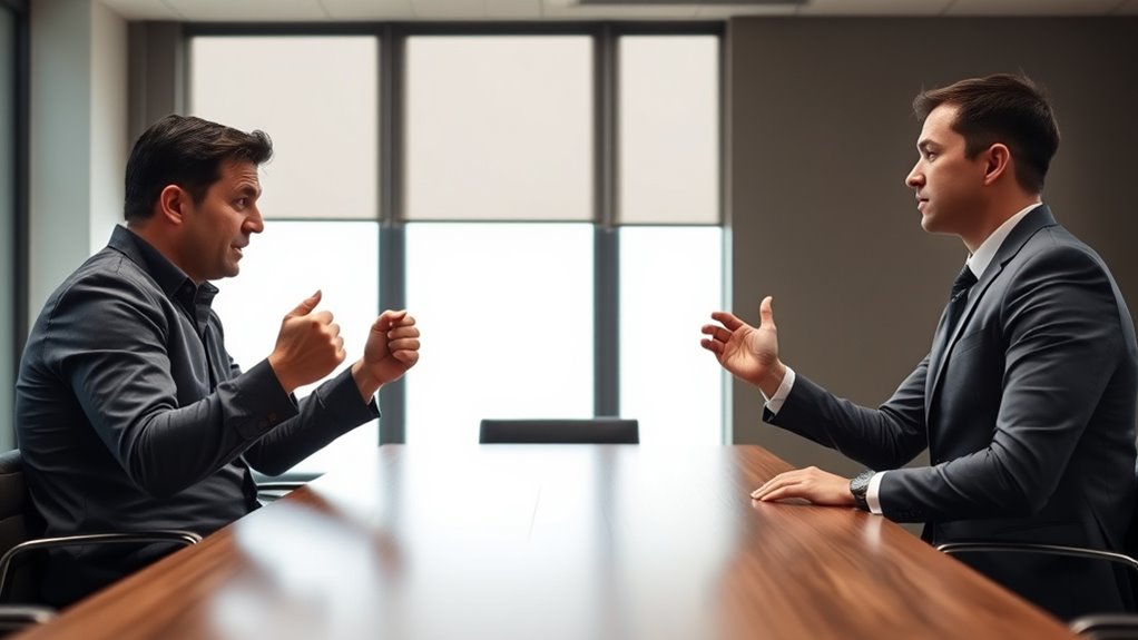 stay calm during tough conversations