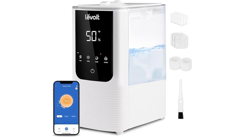 bedroom white humidifier