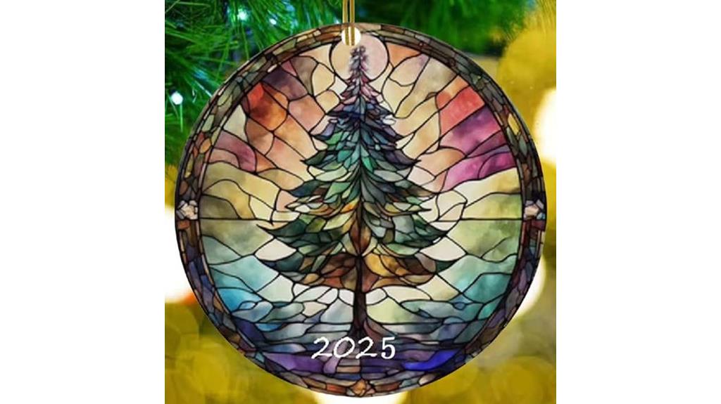 christmas glass ornament gifts