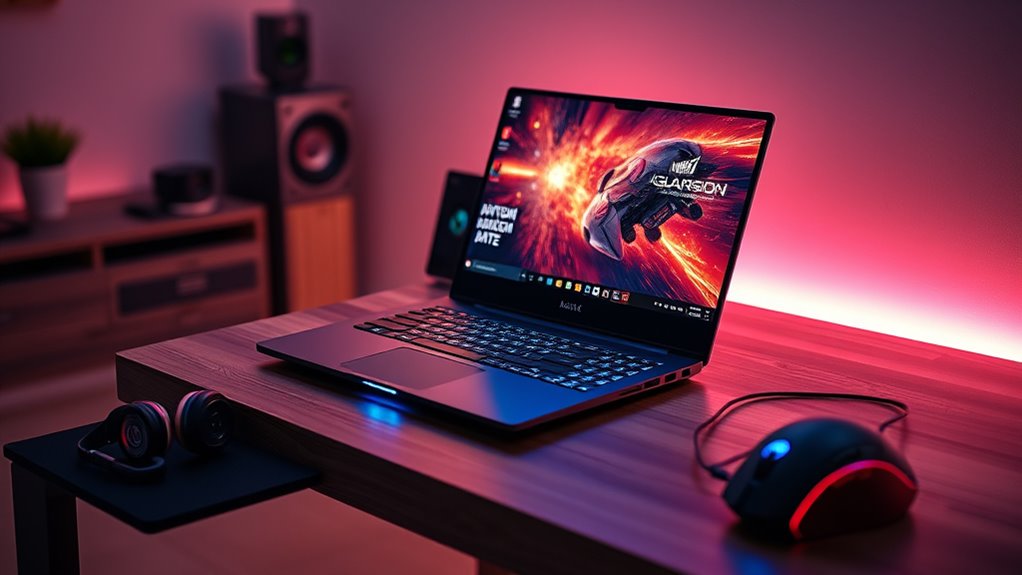key gaming laptop selection