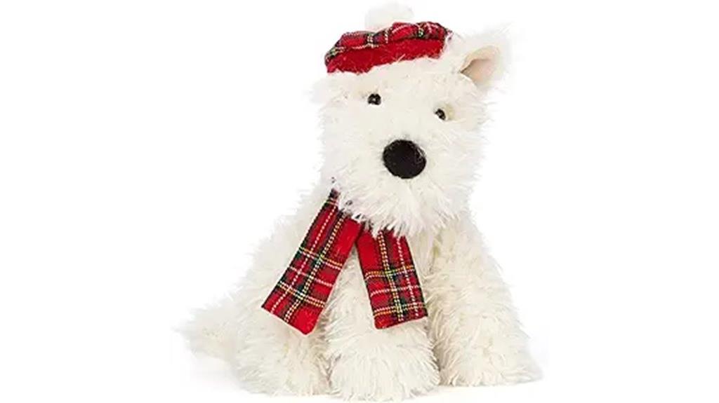 winter munro scottie plush