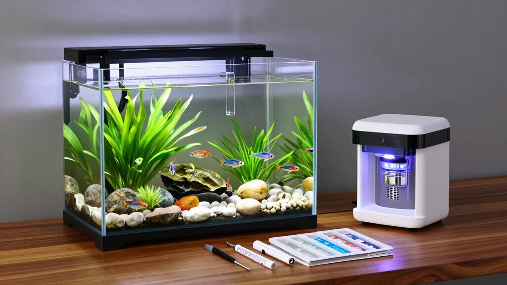 aquarium size and equipment