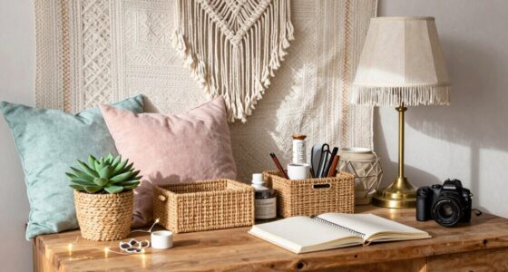 boho desk decor ideas