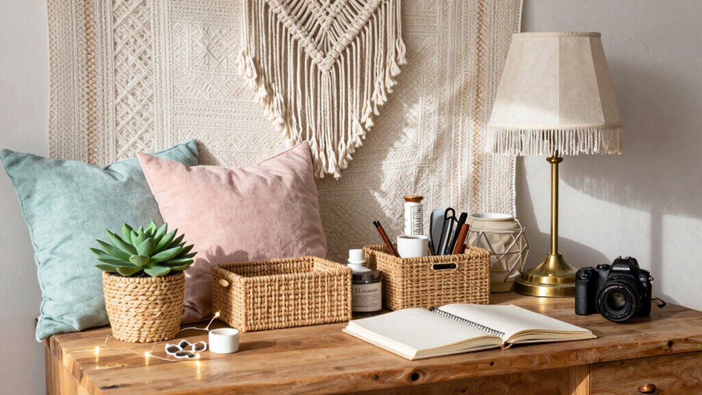 boho desk decor ideas