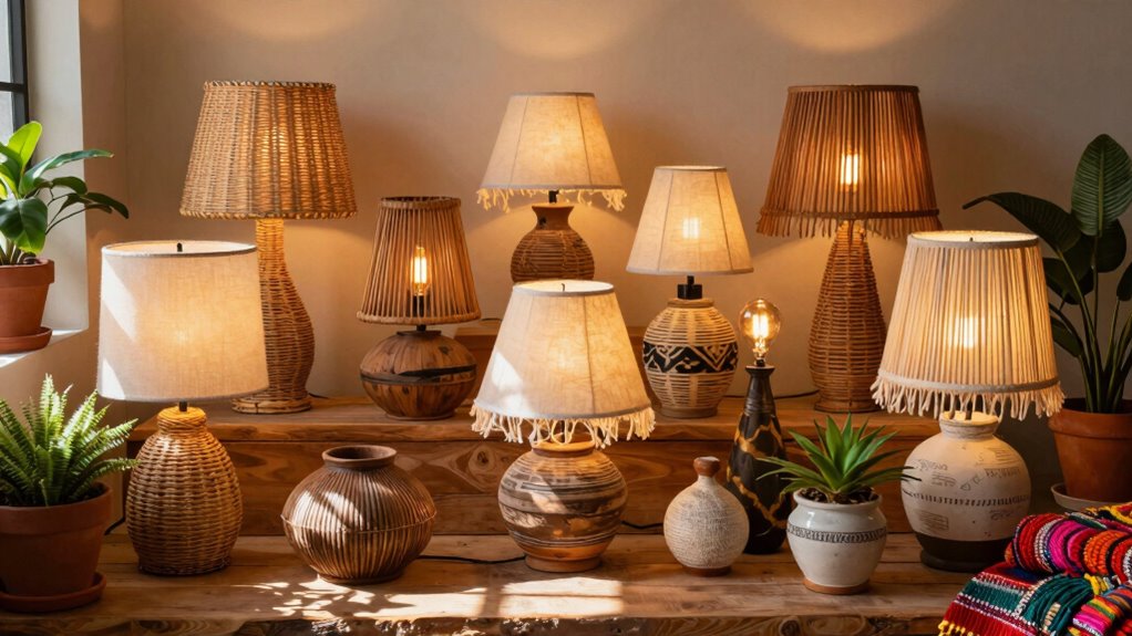 boho lamps for brightening