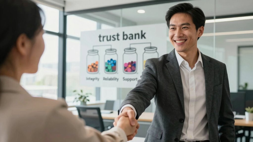 build trust through consistent actions