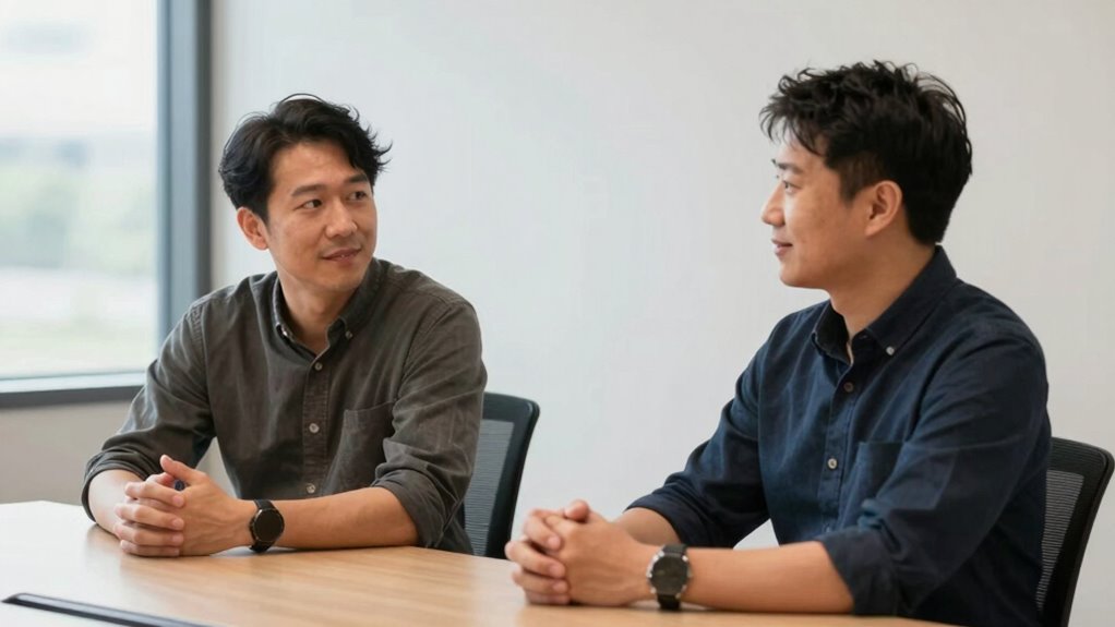 calm body language cues