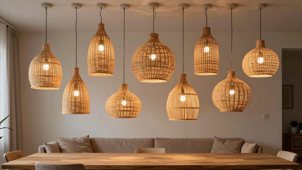 choosing rattan pendant lights