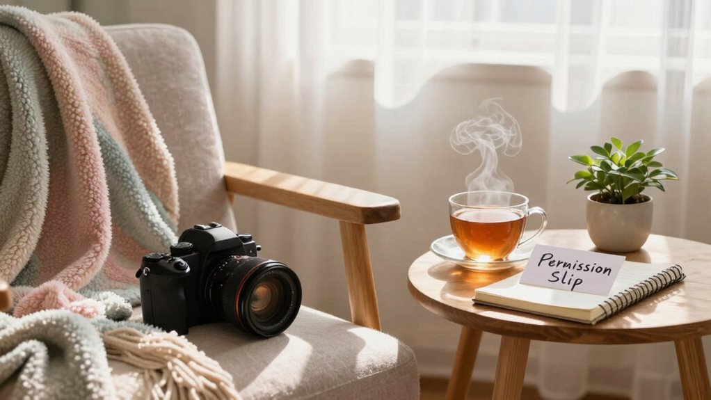 create self care permission slip