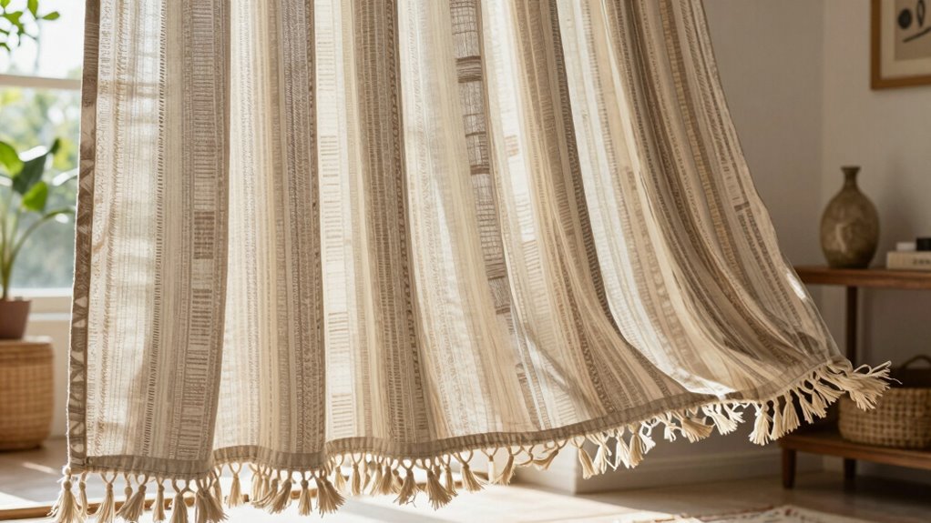 curtain material style size