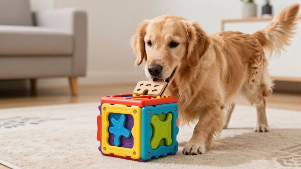 dog puzzle toy selection