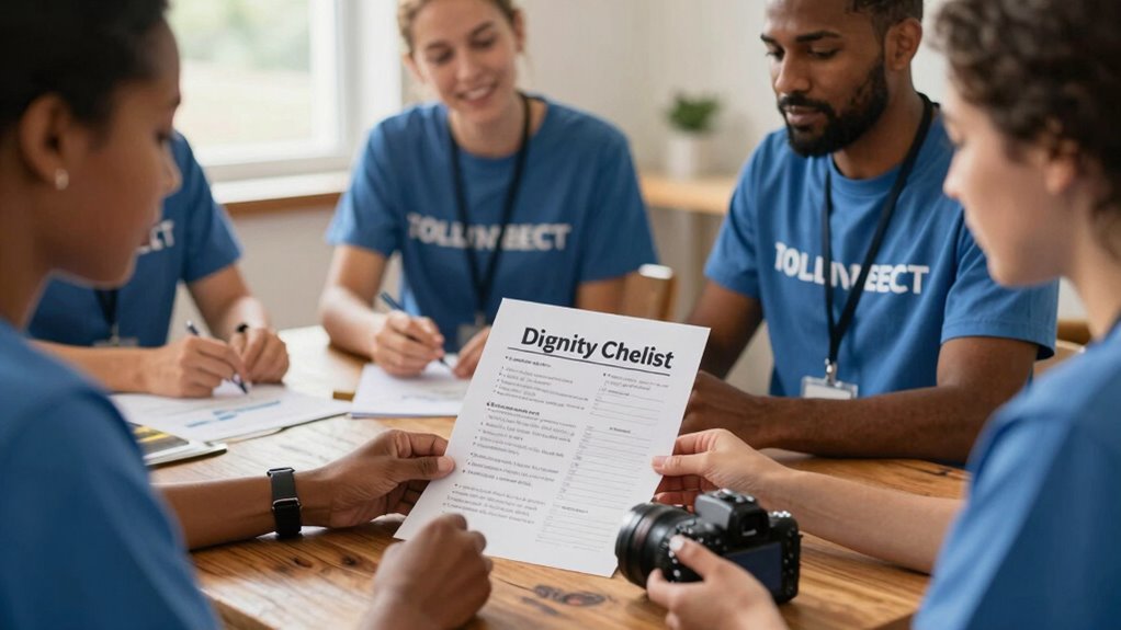 handle donations ethically respectfully