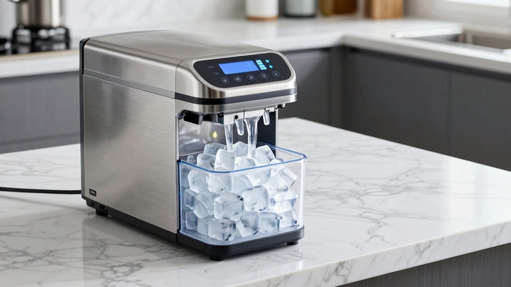 ice maker capacity and features