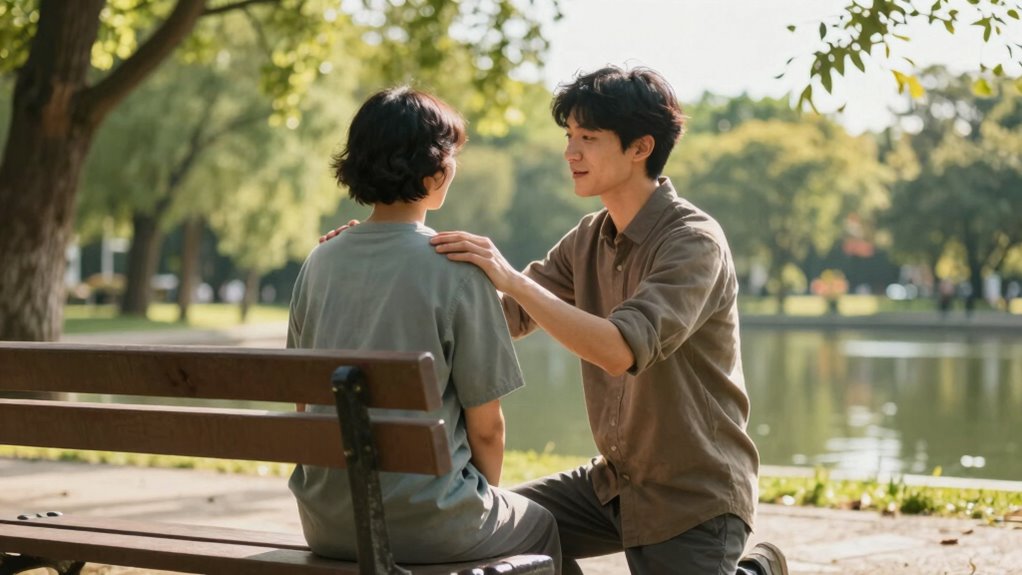 listen empathize support comfort