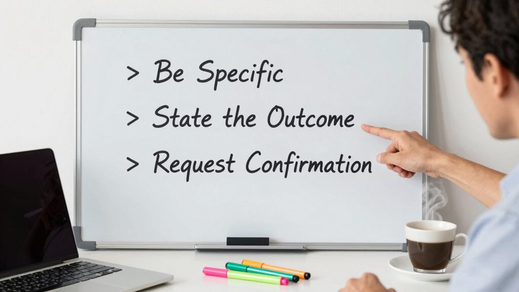 make your request clear