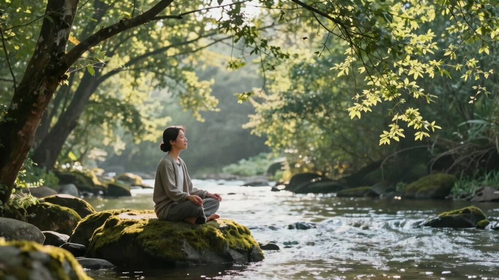 mindful breathing and body awareness