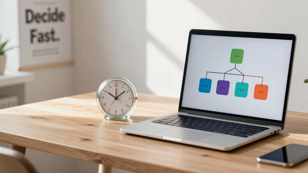 set deadlines trust instincts