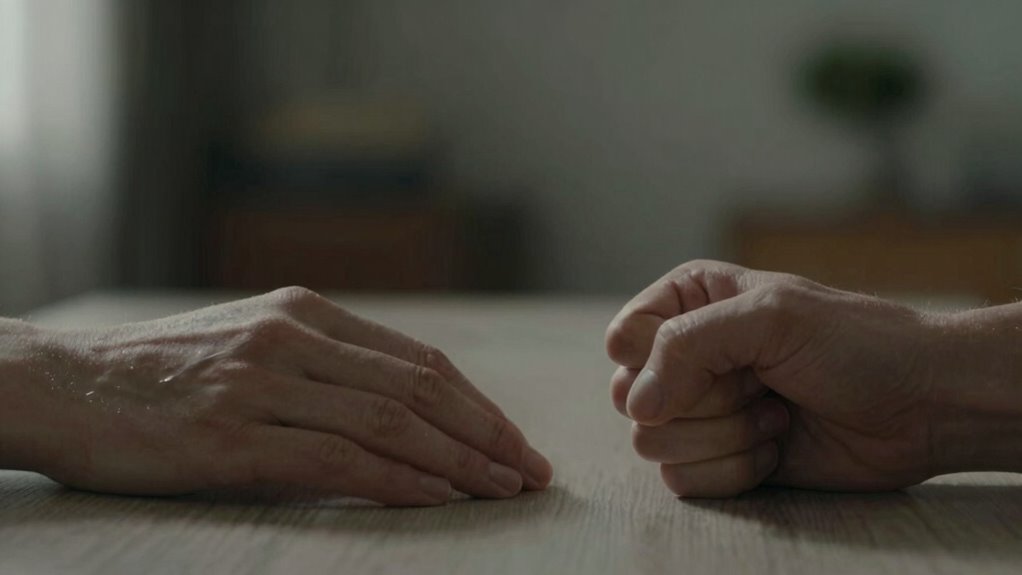 silence as emotional shield