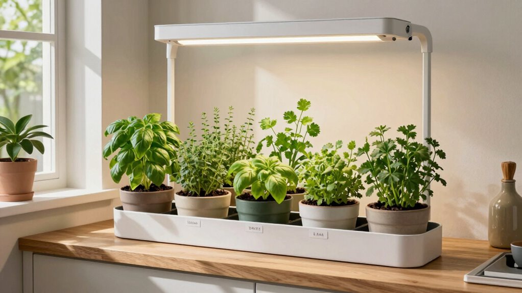 space light herbs setup