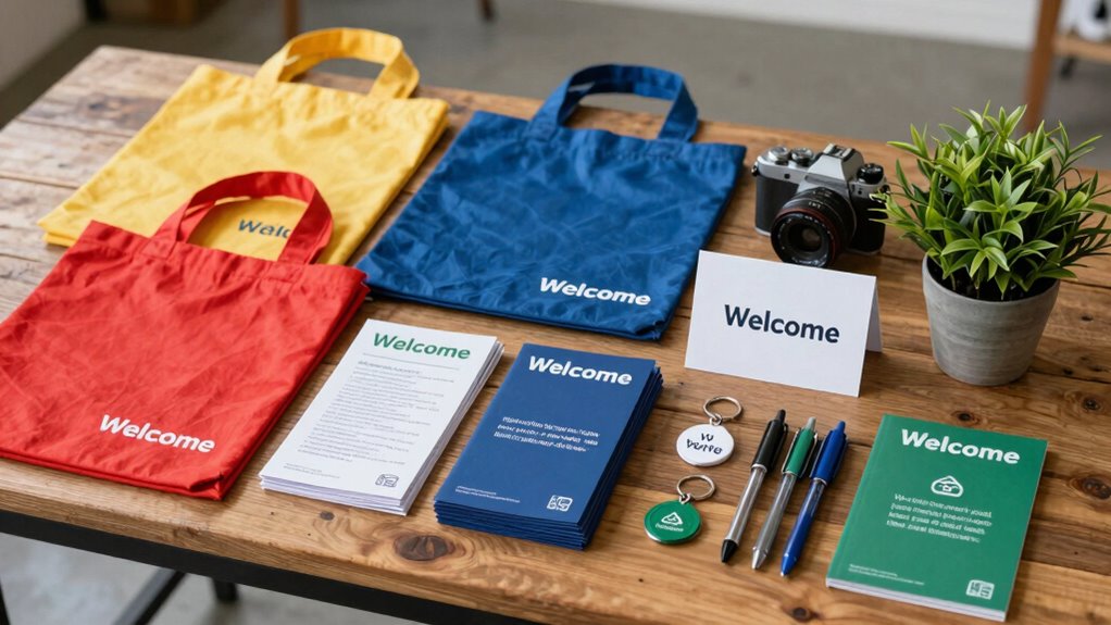 strategic welcome kit distribution