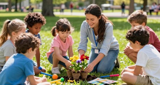 teaching kids to serve