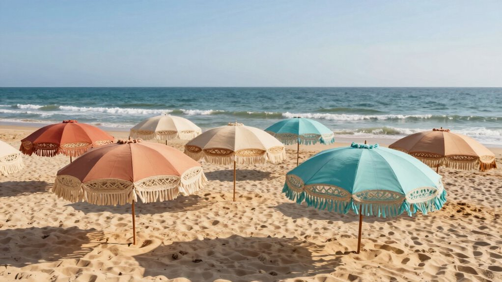 top boho beach umbrella picks