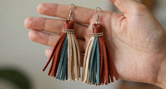 top boho tassel earrings