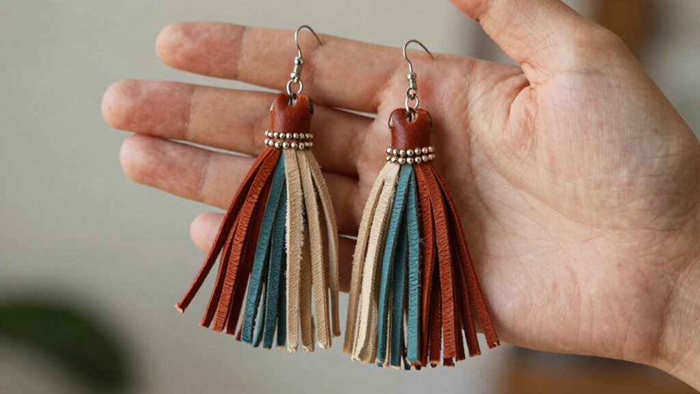 top boho tassel earrings