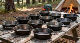 top camping cast iron skillets